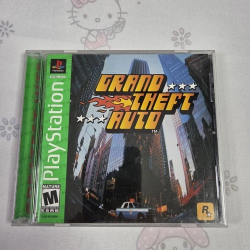 Grand Theft Auto Sony PlayStation 1 PS1 Complete w/ Manual Tested
