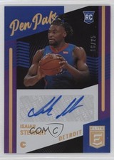 2020-21 Donruss Elite Pen Pals Purple 16/25 Isaiah Stewart #PP-IST Auto 1nf5