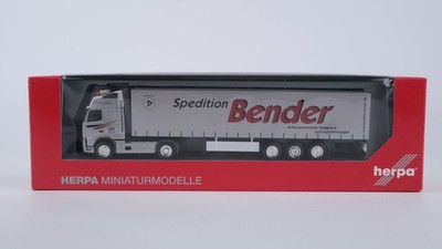 Herpa H0 154819 Volvo Globetrotter Sattelzug Spedition Bender