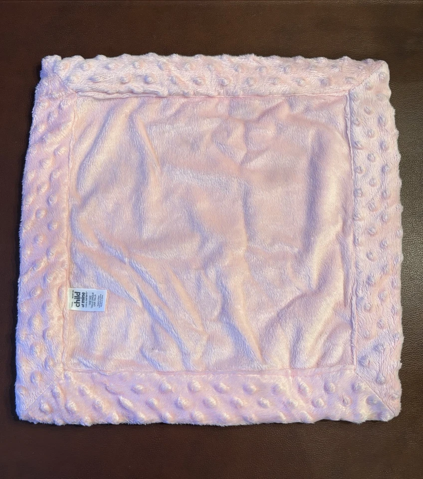 Carters Lovey Little Blanket Of Mine розовое норковое защитное одеяло бланки 16 дюймов x 16 дюймов - Изображение 2 из 4