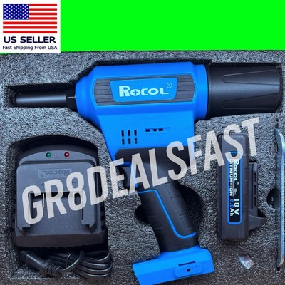 Cordless 1/4  Blind Rivet Gun Battery Riveter Electric Not Milwaukee 2660-20  