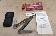 Rare 1996 Leatherman super tool multi-tool pat pending original box sheath lot