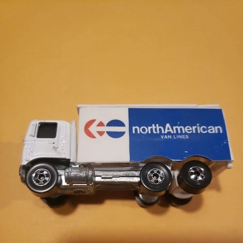 Vintage 1973 Hot Wheels Haulers North American Van Lines  Hong Kong Blackwall