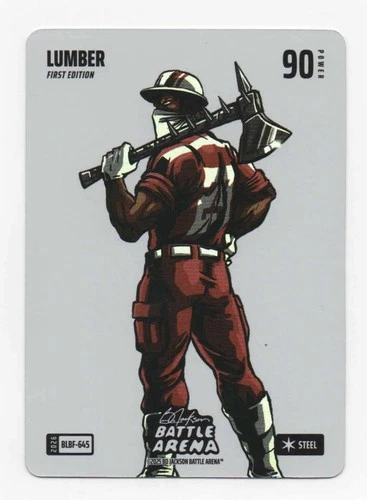 2026 Bo Jackson Battle Arena Blizzard Battlefoil Steel Lumber BLBF-645