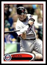 Ryan Doumit 2012 Topps #655 Minnesota Twins MLB READ FREE SHIPPING AutographDen