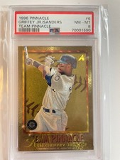 1996 Pinnacle TEAM PINNACLE #6 Dufex Insert KEN GRIFFEY JR. (HOF) PSA 8 NM-MT