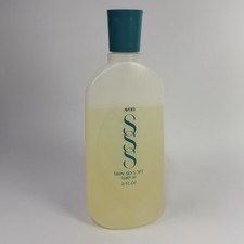 1987 Avon Skin So Soft Original Bath Oil Bottle 16 oz 90 Full
