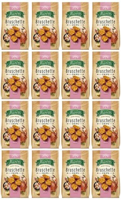16 BRUSCHETTE MARETTI ROYAL CRAB Flavor Oven Baked Bread Chips Snacks Bags 70g