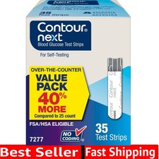 Contour Next Blood Glucose Strips - 35 Count Pack, Accurate  Easy Testing
