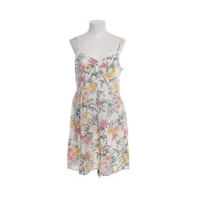 Divided by H&M, Kleid, Größe: 40, Weiß/Mehrfarbig, Viskose, Blumen, Damen #afK