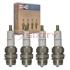 4 pc Champion Industrial Spark Plugs for 1916-1921 Elcar Four Ignition hh