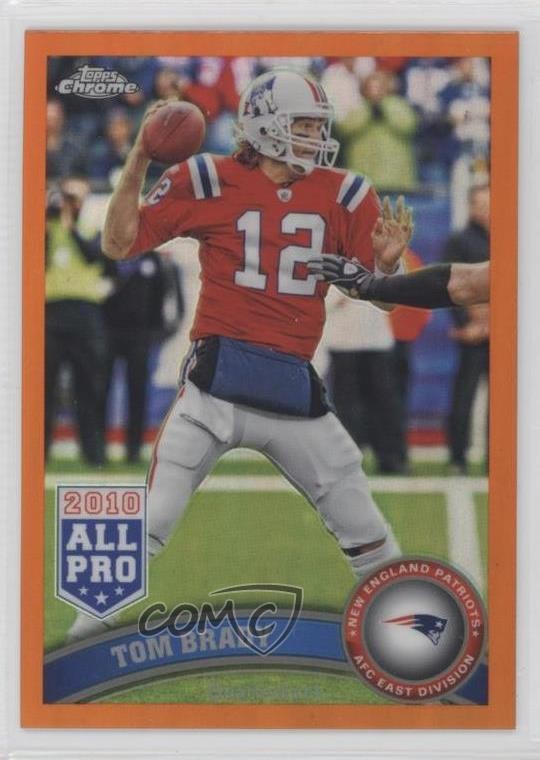2011 Topps Chrome Retail Orange Refractor Tom Brady #20 0j7y