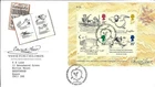 27/09/1988 - GB FDC - Edward Lear Mini Sheet - Royal Mail First Day Cover