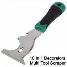 10 In 1 Decorators Multi Tool Scraper Roller Cleaner Paint Can Opener