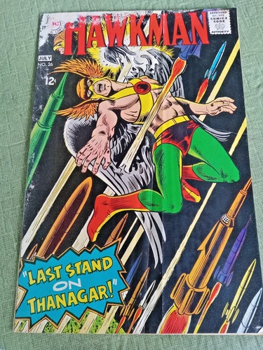 DC Comics  HAWKMAN #26 Good  had some water damage  Silver Age Comic Book Item 1