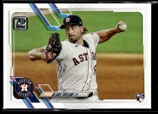 Blake Taylor Baseball Topps #228 70th Anniversary SN Houston Astros