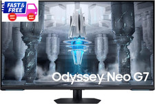 Samsung Odyssey Neo G7 43" 4K 144Hz HDR600 Gaming Monitor FreeSync Premium Pro