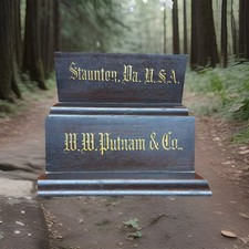 Architectural Salvage Pair Of Signs Antique Pediment Vintage Repurpose Project