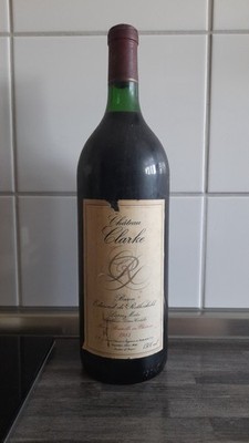 Vintage Wein, 1983 Chateau Clarke Baron de Rothschild Magnum