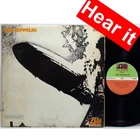LED ZEPPELIN Debut 1969 vinyl LP Atlantic SD 8216 Early 1970s Canada pressing VG