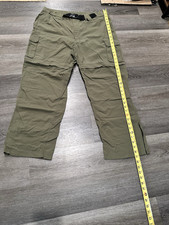 Boy Scouts of America Official Uniform Pants Olive Green Cargo ZipOff SZ Large