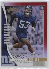 2019 Panini Absolute Red Spectrum 69/100 Oshane Ximines #178 Rookie RC 0nr3