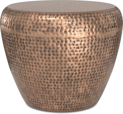 Preston 22'' Antique Copper Metal Side Table for Living Room & Bedroom