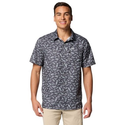 Columbia PFG Super Slack Tide Camp Fishing Shirt Omni Shade Men's Size XLT