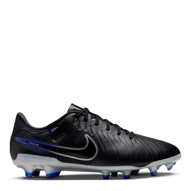 NIKE Mens Black Blue Tiempo Legend 10 Academy FG Football Boots