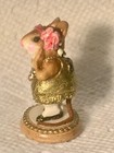 WEE FOREST FOLK  ZELDA GOLD GLITTER NEW/ MINT WITH BOX — photo 2
