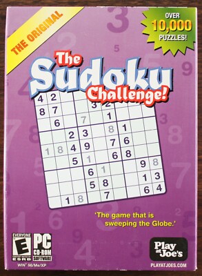 The Sudoku Challenge Game PC CD-ROM E Everyone