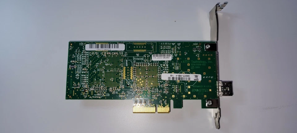 Atto FC-41ES 4Gb/s Fibre Channel PCIe 2.0 Host Bus Adapter #TQ1095 FC41ES WORKS! - Image 2 of 3