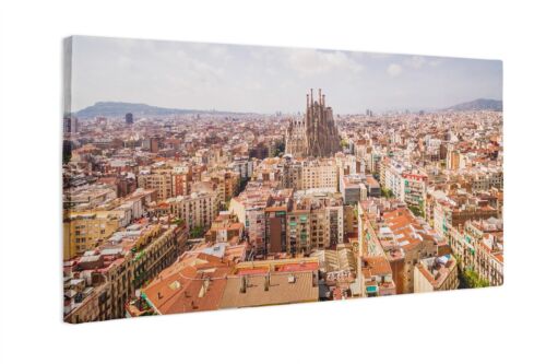 Obraz na płótnie Druk artystyczny Miasto Barcelona 125x50 cm - Zdjęcie 1 z 6