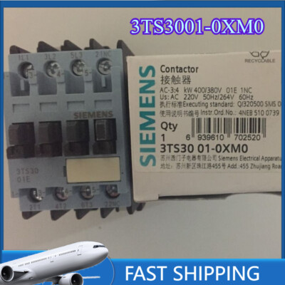 1PC New Siemens 3TS3010-0XM0 3TS30100XM0 Contactor AC220V In Box Brand
