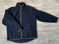Lands End Kids Boys Size Small 7-8 Fleece Jacket Navy Full Zip