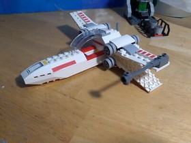 Lego Partial Built STAR WARS X-Wing Starfighter 9493 NOT Complete No box No Inst