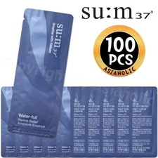 SU:M37 Water-full Marine Relief Ampoule Essence 1ml x 100pcs (100ml)Sample Sum37