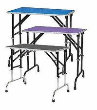 Adjustable Height Folding Portable Grooming Tables for Dogs Mobile Dog Table