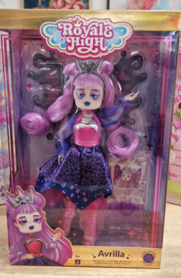 Royale High Avrilla Dark Fairy Fashion Doll ROBLOX VIRTUAL CODE