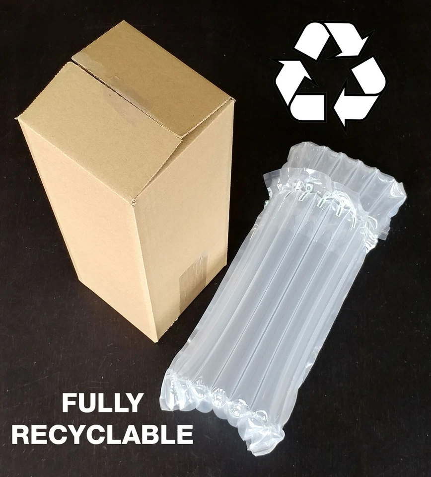 Inflatable Bottle Bag Protective Wine Packaging Air Shock with Cardboard Box - Image 3 of 4