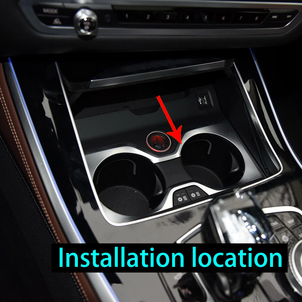 Bmw x5 cup holder cheap cover