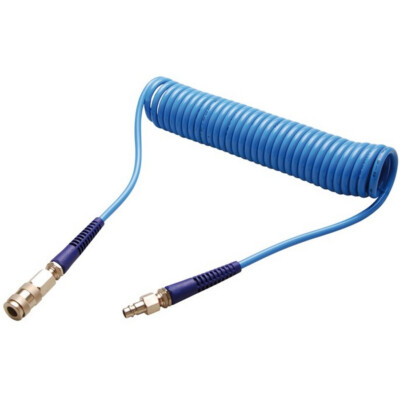 Tubo Aria A Spirale BGS - 6 Metri, Poliuretano, Diametro 5mm, Per Officina E Lavori Pneumatici - Foto 2