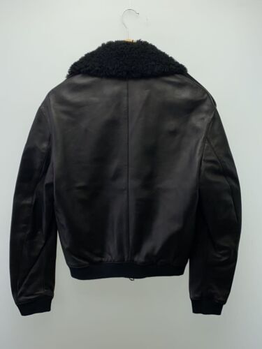 Acne Studios Jacket leather sheepskin black 44 Used - Picture 2 of 8