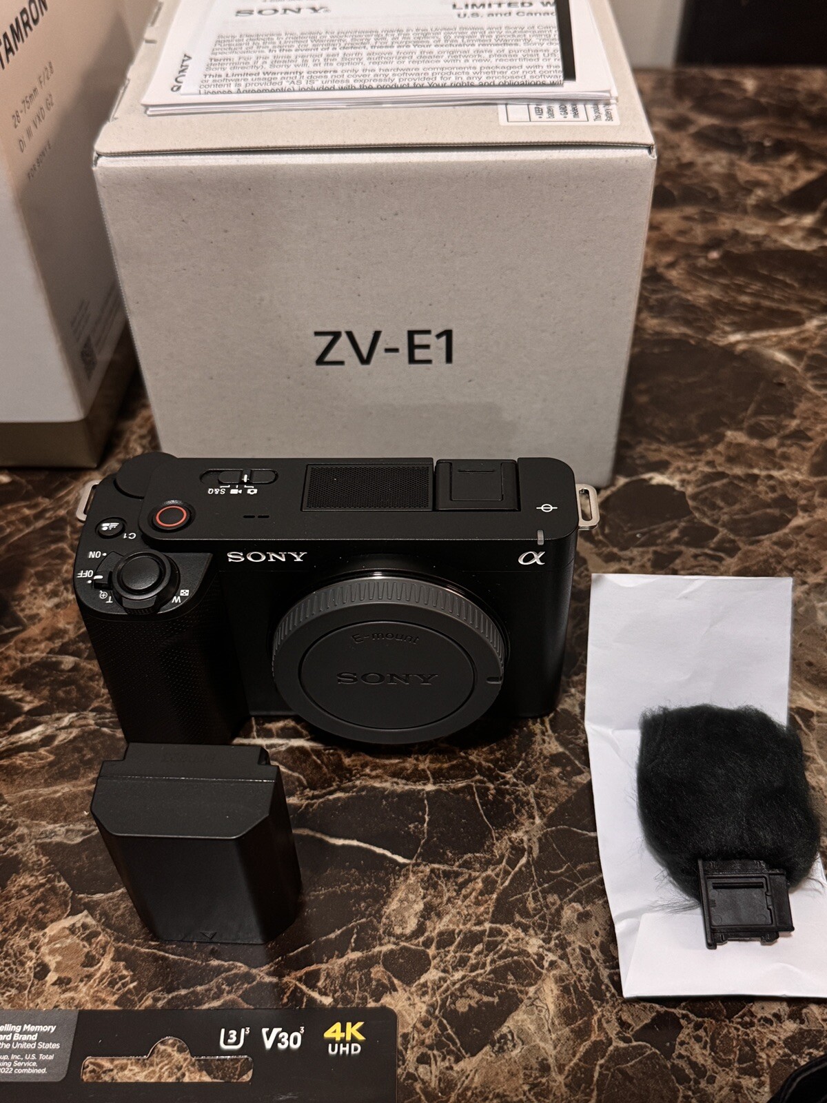 Sony Alpha ZV E1 4K UHD Mirrorless Camera - Black (ILCZVE1/B)