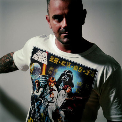 STAR WARS New Hope Rare JAPANESE MOVIE POSTER T Shirt Mandalorian