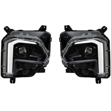 Passenger&Driver Headlights W/O LED DRL Projector For Chevy Traverse 2022-2023