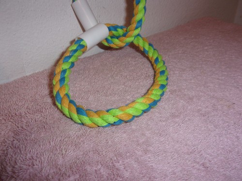 BRAND NEW "GREENBRIER KENNEL CLUB ROPE 5" DIAMETER RING MULTI-COLORED TOY.. - Picture 4 of 4