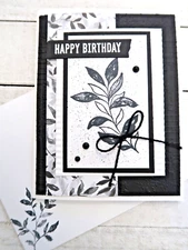 Stampin' Up! Card Kit - BOTANICAL TEXTURES - All Inclusive Set of 4 Cards