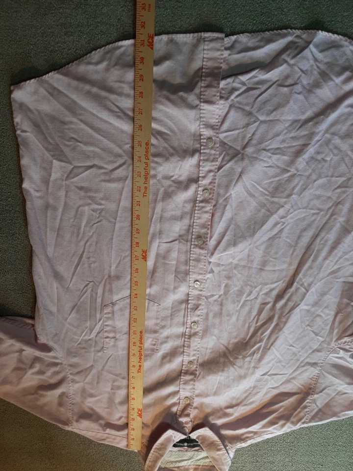 Camisa de manga corta rosa grande y alta Beverly Hills Polo Club para hombre adulto 2XL Foto 3 de 4