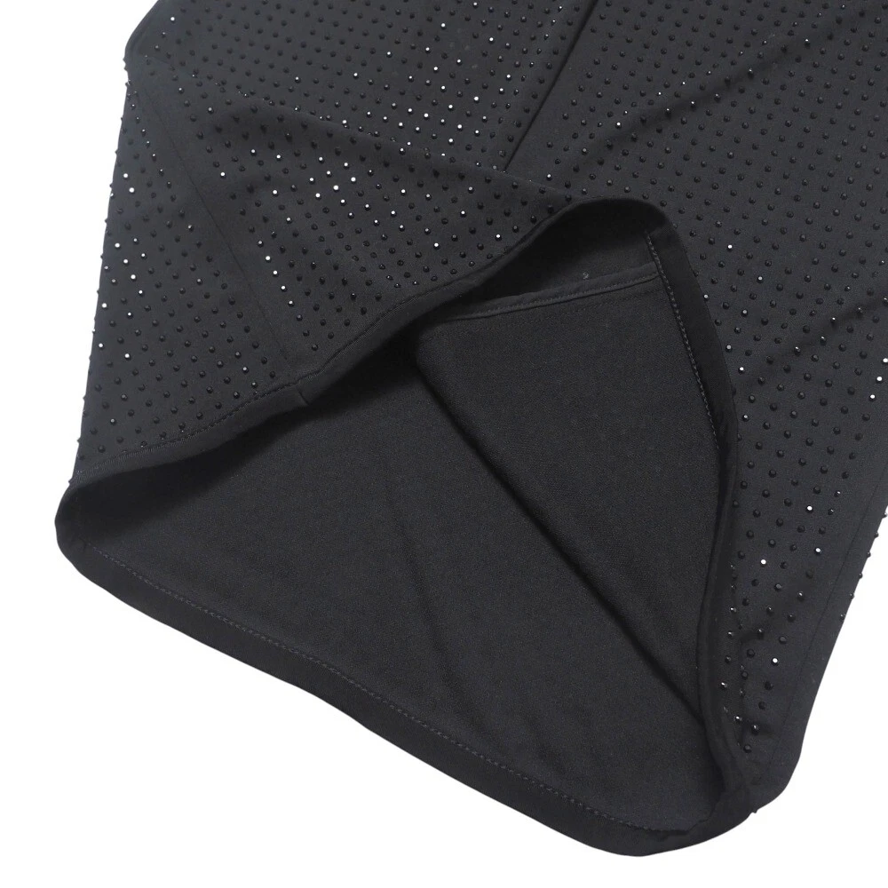 Versace Jeans pezzo unico taglia 40 smanicato punto gioiello con logo tessuto marcato...